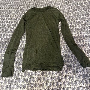 Green Lululemon swiftly size 6